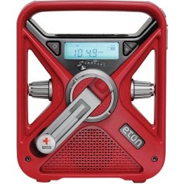 Eton® American Red Cross® FRX3+ Portable AM/FM Weather Alert Radio, Multi-Powered