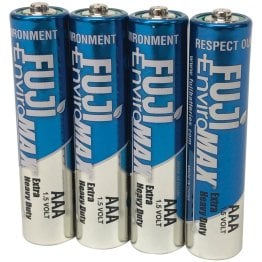 FUJI ENVIROMAX® EnviroMax™ AAA Extra Heavy-Duty Batteries (4 Pack)
