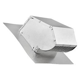 Lambro® 4-In. Aluminum Exhaust Roof Vent Cap with Screen, Damper, and Collar, 109R