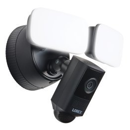 Lorex® Wi-Fi® 2K 4.0-MP Wired Floodlight Security Camera (Black)