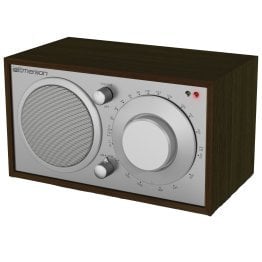 Emerson® Tabletop AM/FM Radio with Built-in Speaker, ER-7001, Brown