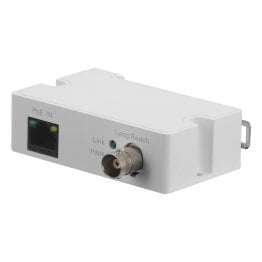 Lorex® Coaxial-to-Ethernet Converter Receiver for PoE Cameras, ACVRC, White