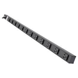 Tripp Lite® by Eaton® Vertical Power Strip, 15-Foot Cord Length (12 Outlet)