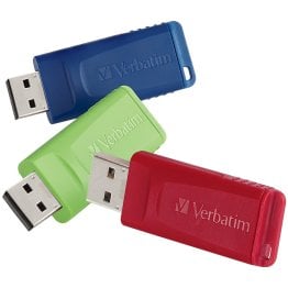 Verbatim® 4GB Store 'n' Go® USB Flash Drives, 3 pk