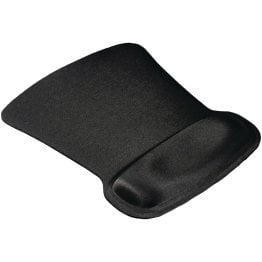 Allsop® Ergoprene Gel Mouse Pad with Wrist Rest (Black)