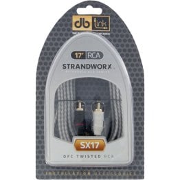 DB Link® Twisted-Pair Strandworx™ Series RCA Cable (17 Ft.)