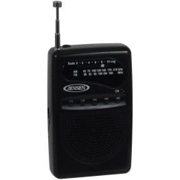 JENSEN® MR80 AM/FM Portable Pocket Radio