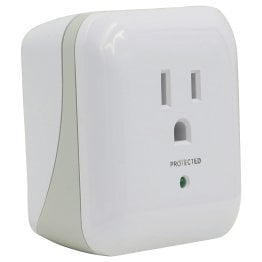 PRIME® 1-Outlet Wall Tap with 900-Joule Surge Protection and End of Service Alarm