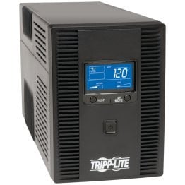 Tripp Lite® by Eaton® SmartPro® LCD Tower Line-Interactive 10-Outlet 1,500-VA UPS with LCD Display and USB Port, SMART1500LCDT