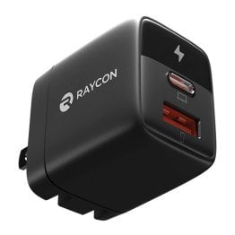 Raycon® The Magic Charger 35-Watt 2-Port USB-C®/USB Wall Charger, Black