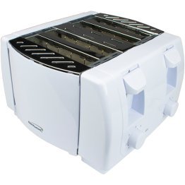 Brentwood® Cool Touch 4-Slice Toaster (White)