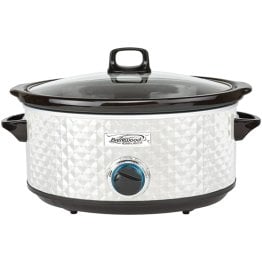 Brentwood® Select 7-Qt. Slow Cooker (Pearl White)