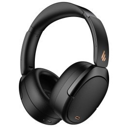 Edifier® Bluetooth® Folding Over-Ear Headphones with Mics, Hi-Res Audio, ANC, Noise Canceling, and Safe Listening, up to 55 Hours Play Time (Black)