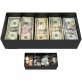 Nadex Coins™ Steel 5-Compartment Currency Tray with Coin Tray Insert and Lockable Cover