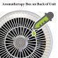 Optimus 3-Speed 8-Watt 7-In. Mini USB Air Cooler with Aromatherapy Box and Light