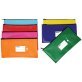 Nadex Coins™ Vinyl 7-Day Pack of Zippered Bank Deposit Cash and Coin Bags with Card Window (Neon Colors)