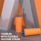 ASOBU® 20-Ounce Super Sippy Insulated Coffee Tumbler (Orange)