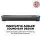 GOgroove® SonaVERSE UBR LED Sound Bar Speaker with Angled Design