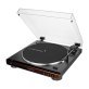 Audio-Technica® AT-LP60X 2-Speed Fully Automatic Belt-Drive Stereo Turntable (Black/Brown)
