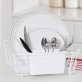 Better Houseware 2-Piece Dish Drainer (White)