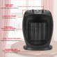 Brentwood® Kool Zone H-C1602BK 3-Settings 1,500-Watt-Max Portable Ceramic Electric Space Heater and Fan