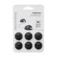 Bluelounge® CableDrop® Multipurpose Cable Clips, Black, 6 Count