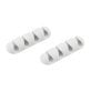 Bluelounge® CableDrop® Multi Multi-Cable Router Clips, 2 Count (White)