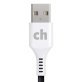 cellhelmet® Charge and Sync USB-C® to USB-A Round Cable (6 Ft.)