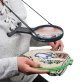 CARSON® MagniShine™ LED Lighted 5-Inch 2x Power Hands-Free Magnifier