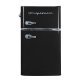 Frigidaire® 3.2-Cu Ft. 2-Door Retro Compact Bar Fridge with Freezer and Side Bottle Opener, EFR840 (Black)