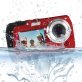 Minolta® 48.0-Megapixel Waterproof Digital Camera (Red)