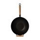 Joyce Chen® Professional Series Carbon Steel Nonstick Wok Set with Lid and Maple Handles, 10 Pieces, 14-In.