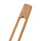 Joyce Chen® Burnished Bamboo Tongs with Serrated Teeth, 11-In.