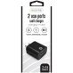 iEssentials® 2.4-Amp Dual USB Wall Charger (Black)