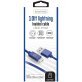 iEssentials® Charge & Sync Braided Lightning® to USB Cable (120 In.; Blue)