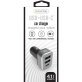 iEssentials® 4.1-Amp Car Charger, 2 USB-A & 1 USB-C®