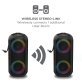 ION® Uber™ Boom Portable Bluetooth® Speaker with Speakerphone, Lights, and Stereo-Link™