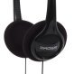 KOSS® KPH7iK On-Ear Headphones with Microphone, In-Line Remote, and Adjustable Headband, Black
