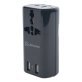 Lenmar Ultra-Compact All-in-One Travel Adapter with USB Port (Black)