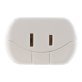 Lenmar Ultra-Compact All-in-One Travel Adapter with USB Port (White)