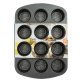 Taste of Home® 12-Cup Non-Stick Metal Muffin Pan, Ash Gray