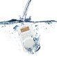 Sangean® H205 Portable 3-Band AM/FM/Weather-Alert Waterproof Shower Clock Radio