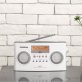 Sangean® PR-D5 FM-Stereo/AM Portable Digital-Tuning Radio (White)