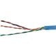 Vericom® CAT-5E U/UTP Solid Riser CMR Cable, 1,000 Ft. (Blue)