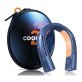 TORRAS® Portable Neck Fan, COOLIFY® 2 Personal Air Conditioner and Heater Bladeless 5,000 mAh Rechargeable (Ocean Blue)