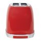 VETTA 2-Slice Extra-Wide-Slot Retro Toaster, Stainless Steel (Red)
