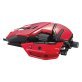 MAD CATZ® R.A.T. 8+ ADV Highly Customizable Optical Corded Gaming Mouse, Red