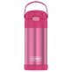 Thermos® 12-Ounce FUNtainer® Vacuum-Insulated Stainless Steel Bottle (Pink)