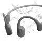 Shokz® OpenRun Bone-Conduction Open-Ear Sport Headphones with Microphones (Gray)