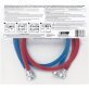 Certified Appliance Accessories 2 pk Red/Blue EPDM Washing Machine Hoses, 5ft